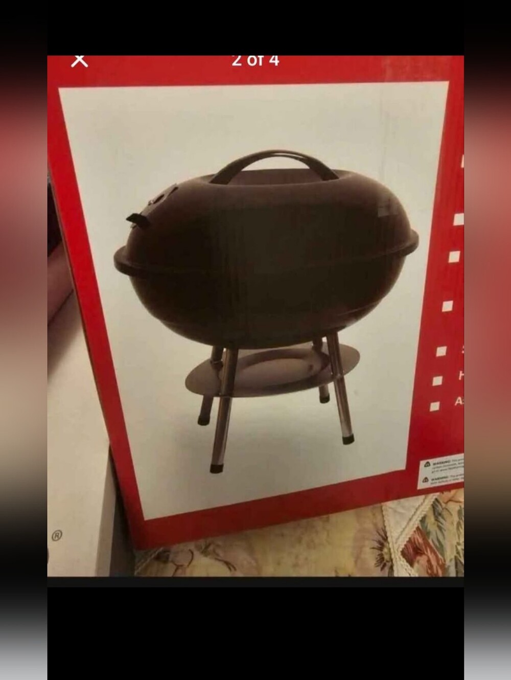 New 14 inch BBQ CHARCOAL KETTLE GRILL